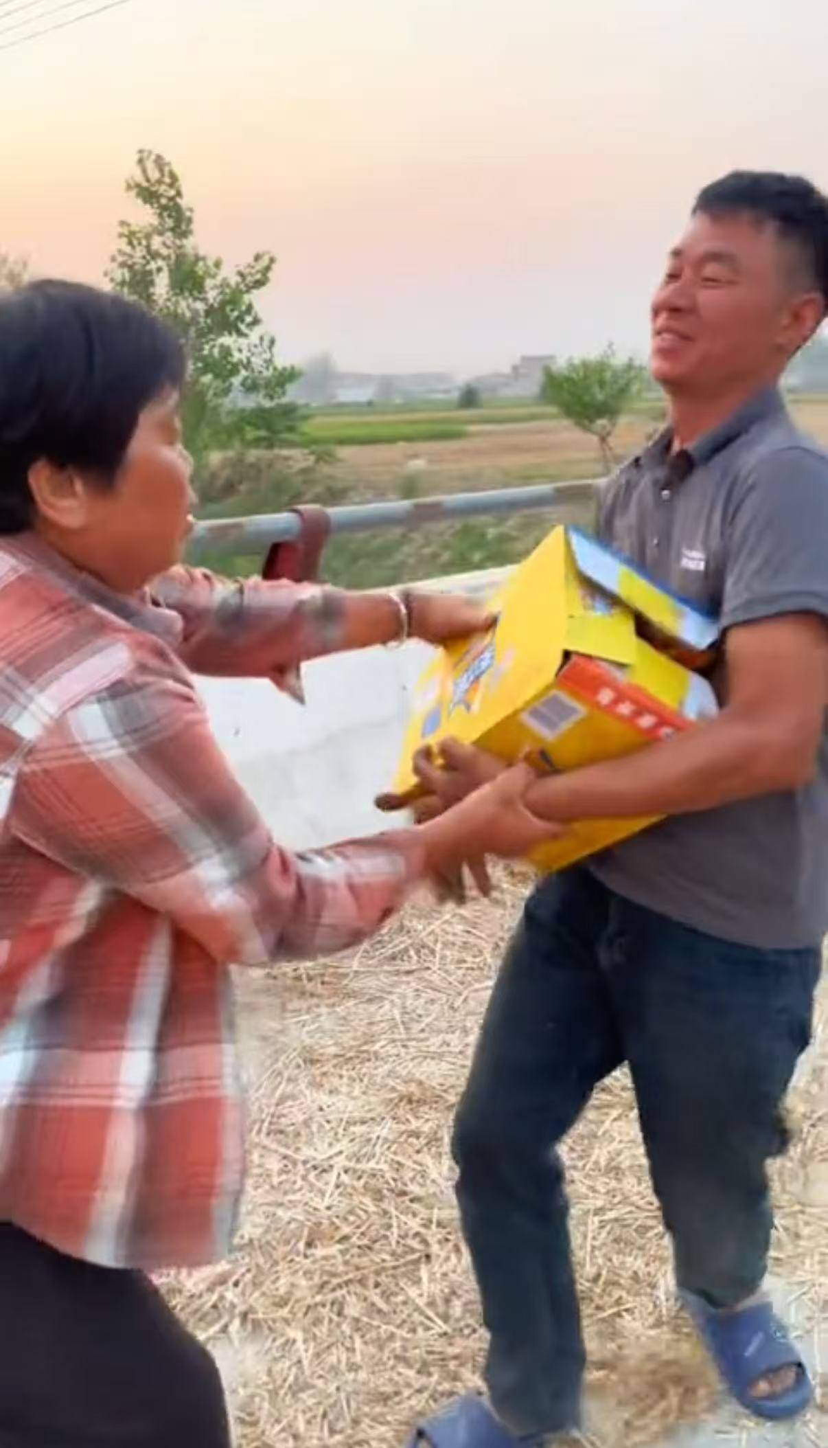 双向奔赴！河南男子安徽收麦遇老人用镰刀割麦，主动帮忙后被强行“投喂”饮料