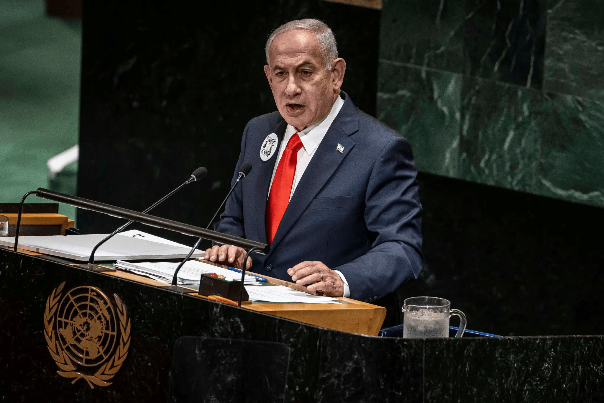 内塔尼亚胡联大演讲：挑衅世界，拉拢国内